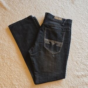 Vintage Y2K F.U.S.A.I Dark Washed Men Denim Jeans